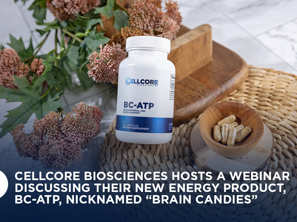 CellCore Biosciences Hosts a Webinar Discussing Their New Energy Product, BC-ATP, Nicknamed “Brain Candies”