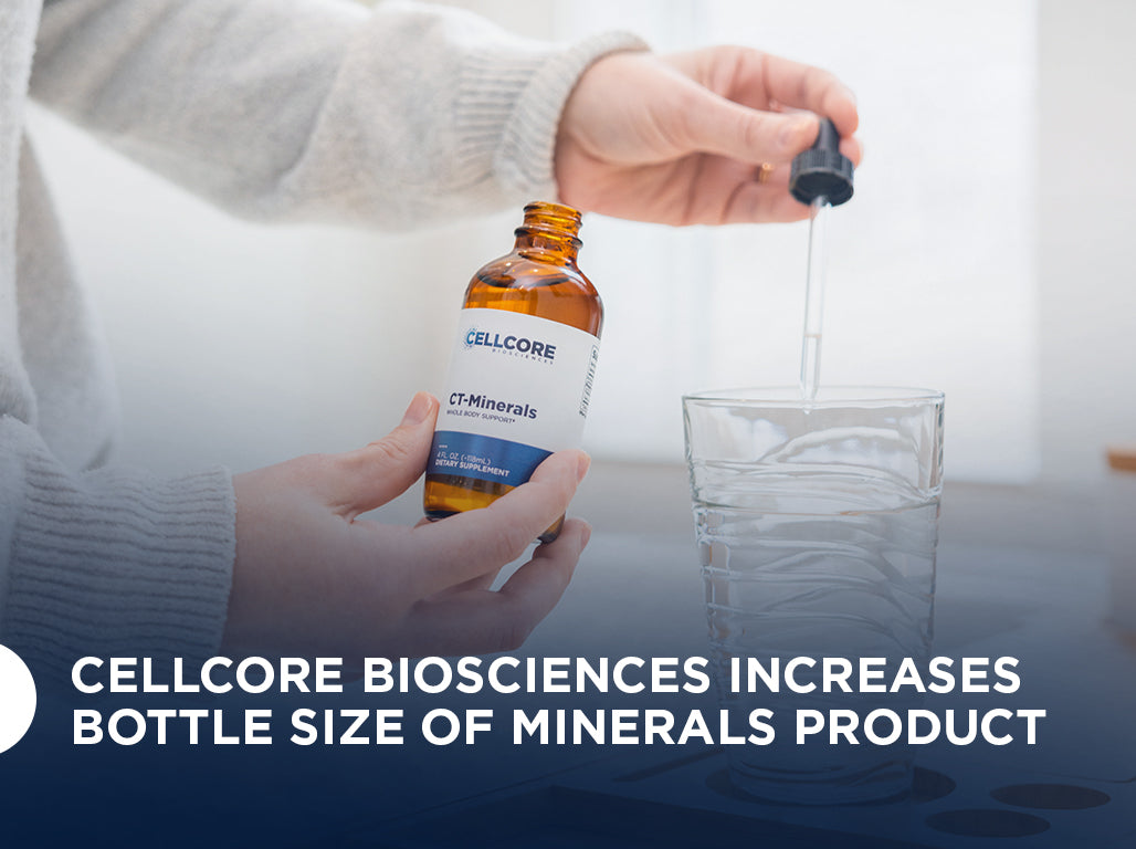 CellCore Biosciences Increases Bottle Size of Minerals Product