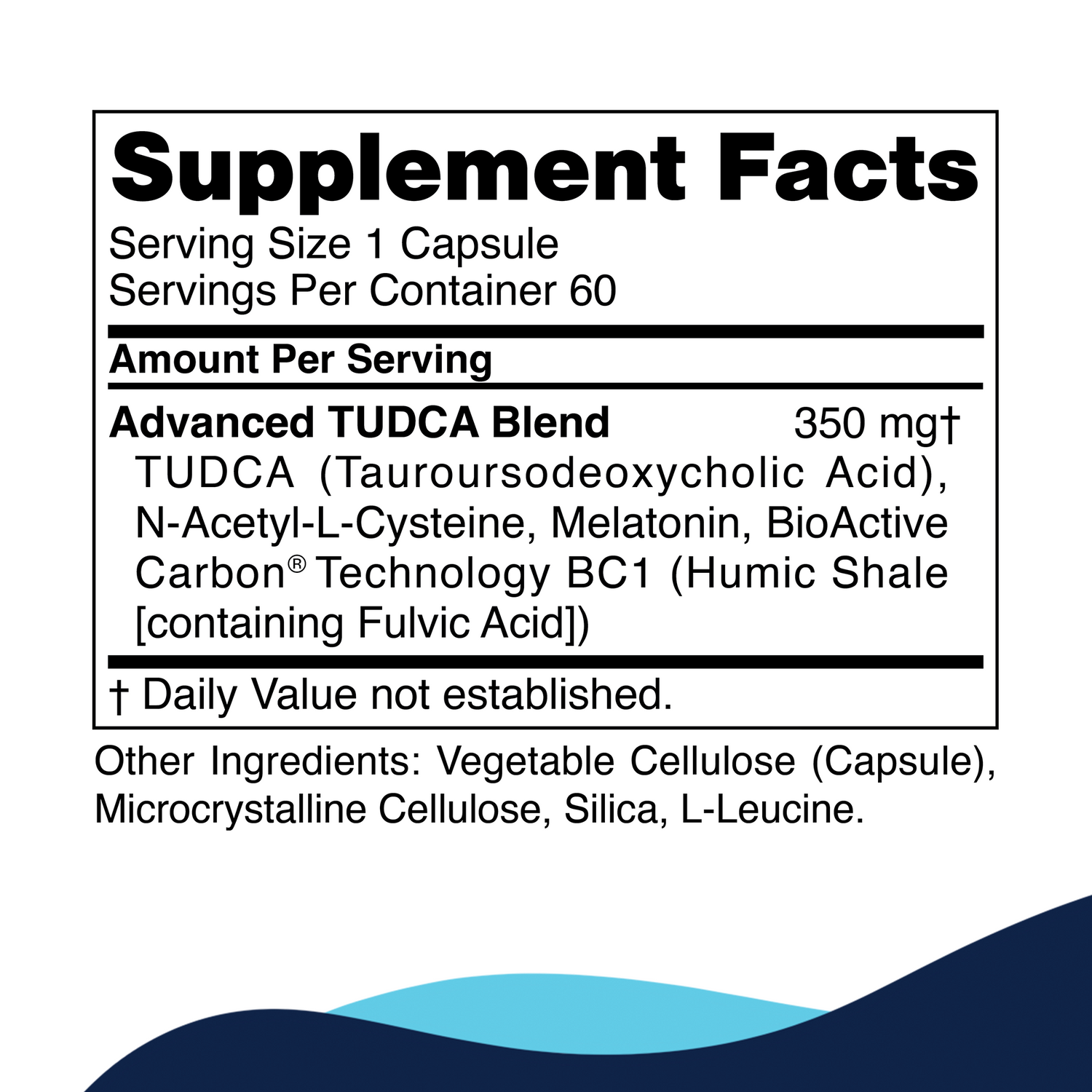Advanced TUDCA Supplement Facts