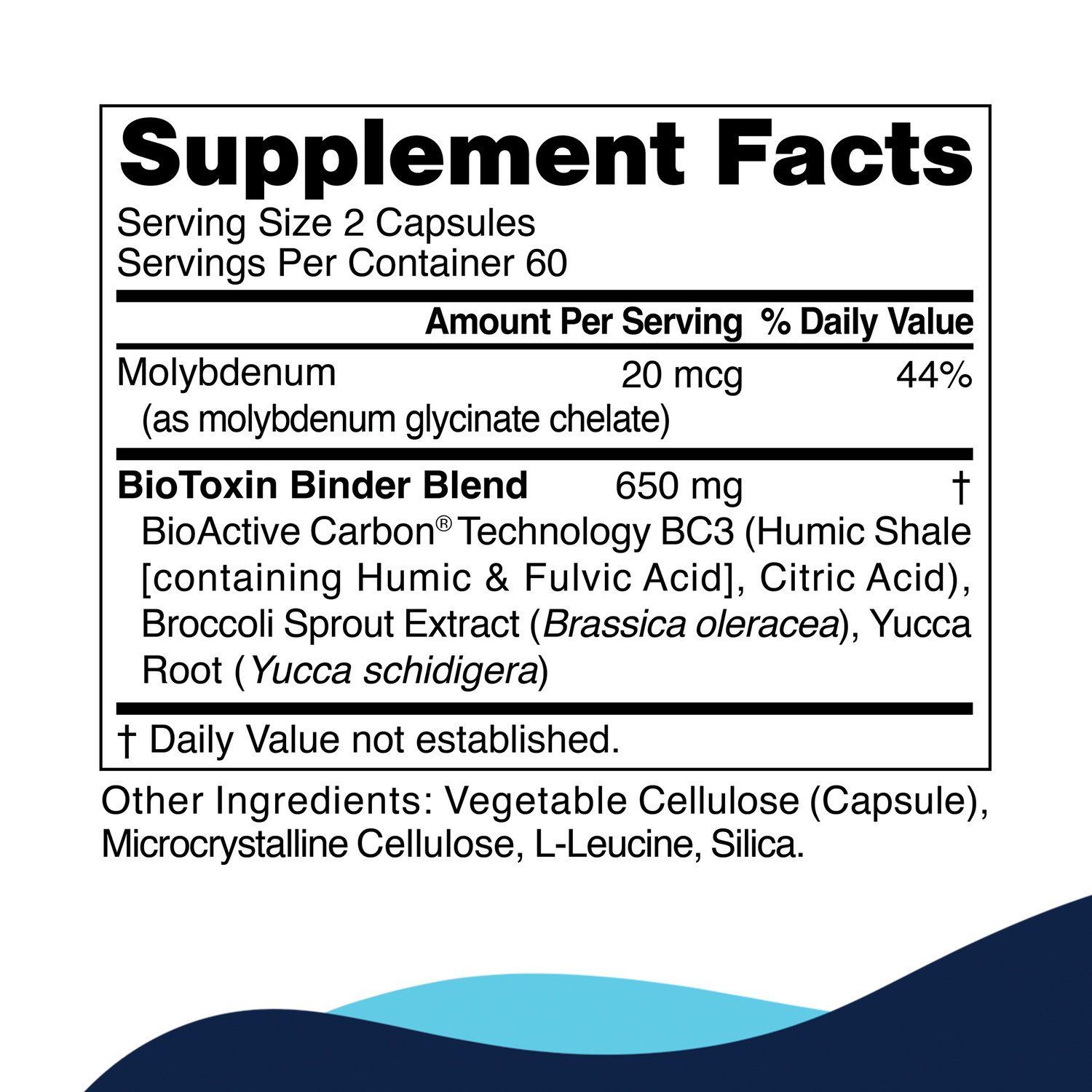 BioToxin Binder Supplement Facts