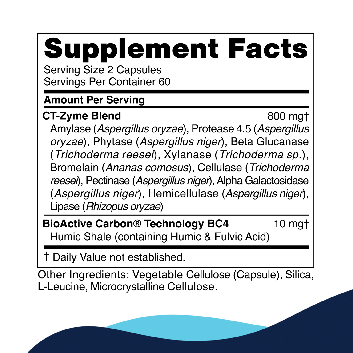 CT-Zyme Supplement Facts