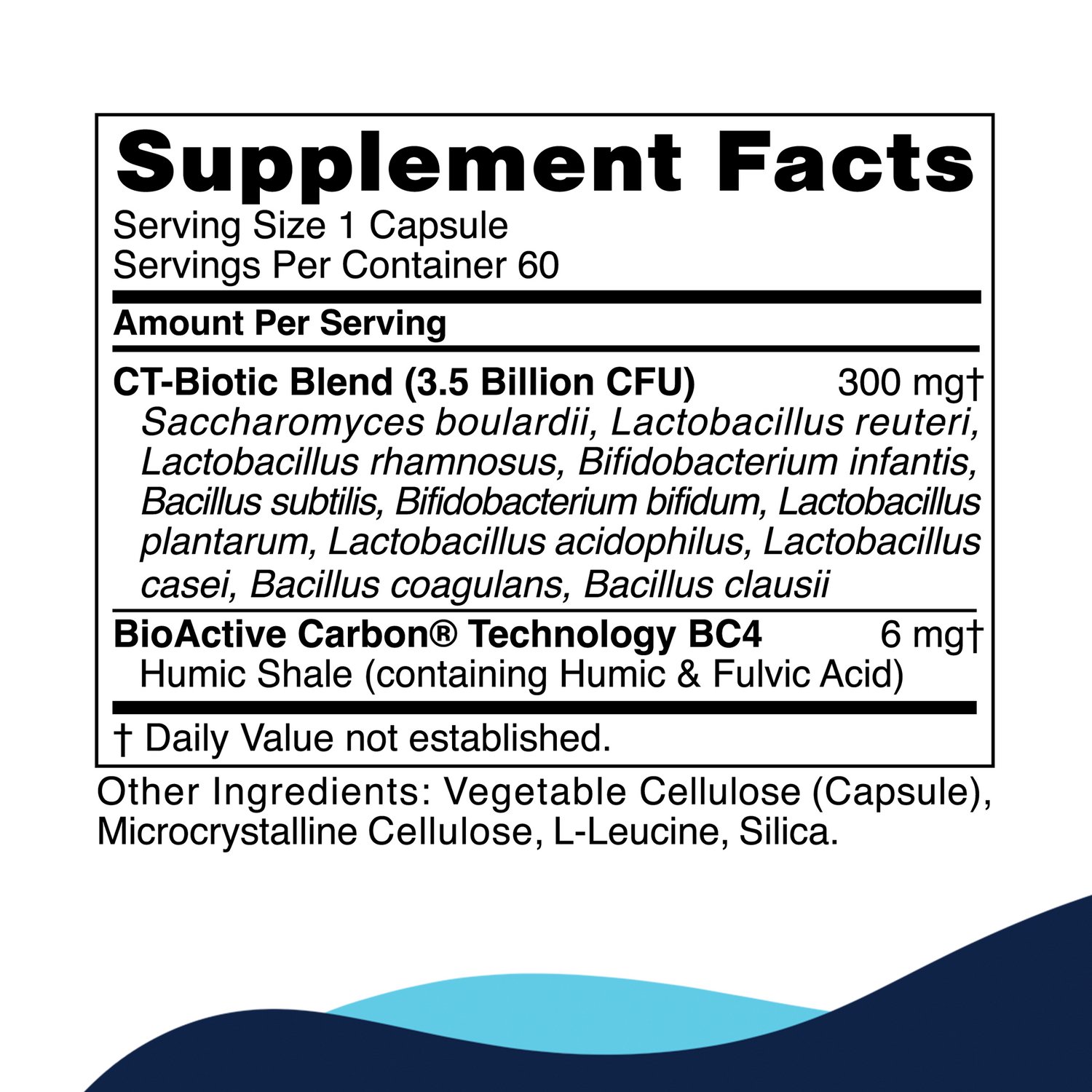 CT-Biotic Supplement Facts