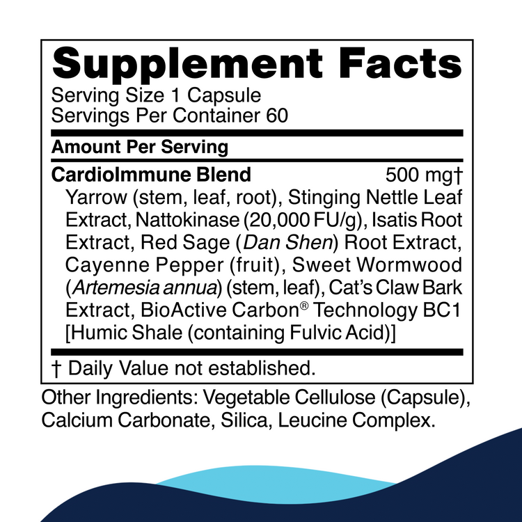 CardioImmune Supplement Facts