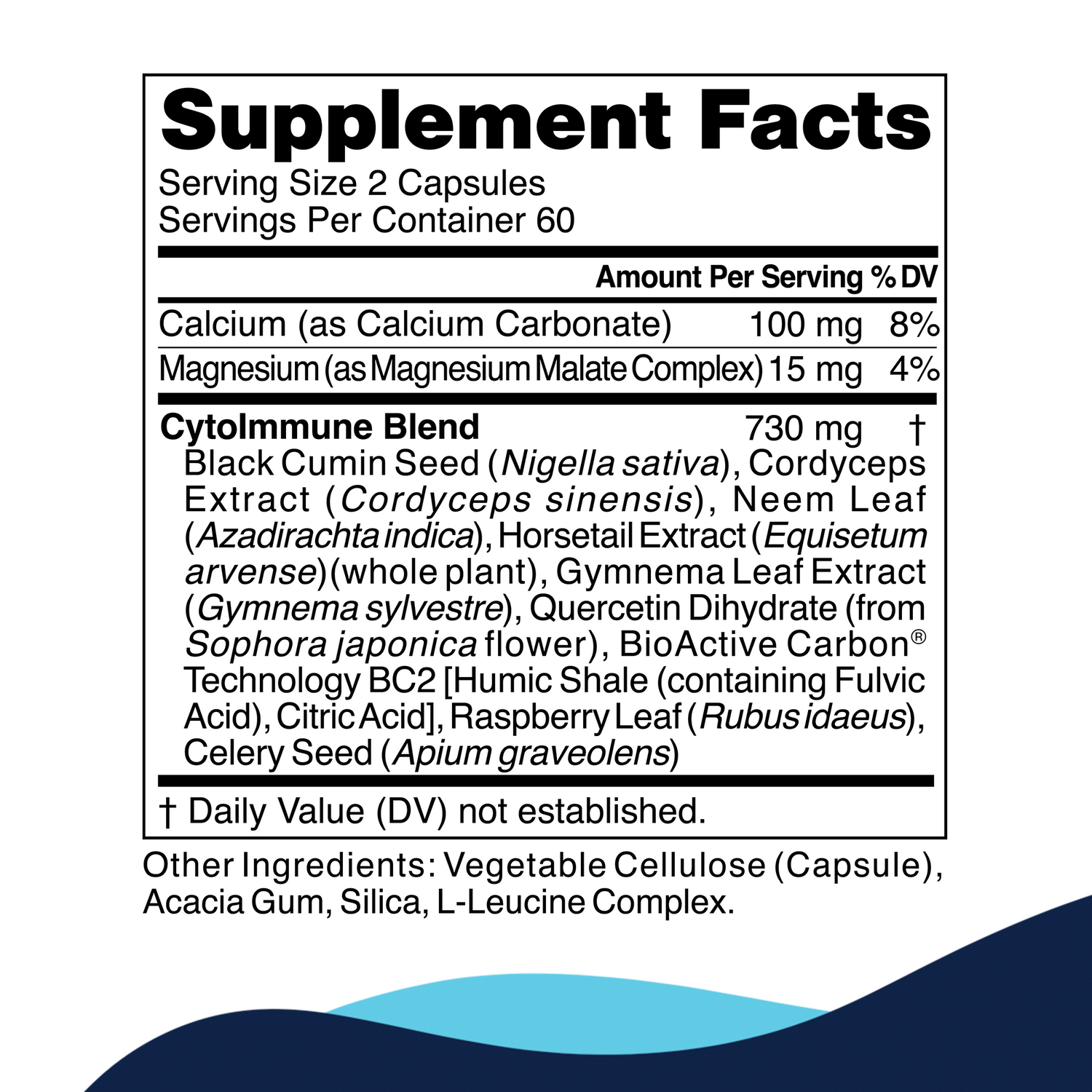 CytoImmune Supplement Facts