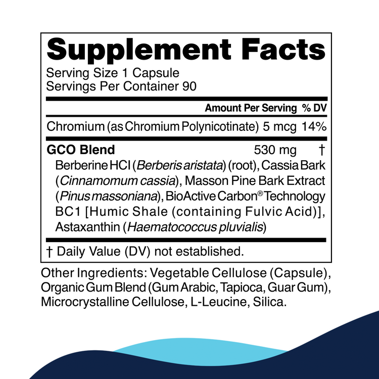 GCO Supplement Facts