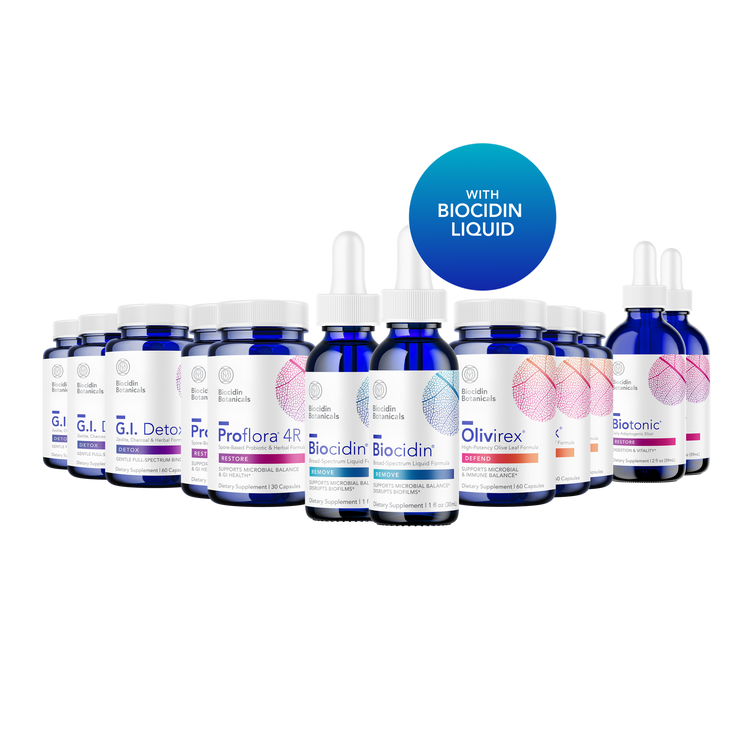 Comprehensive Cleansing Program with Biocidin® Liquid