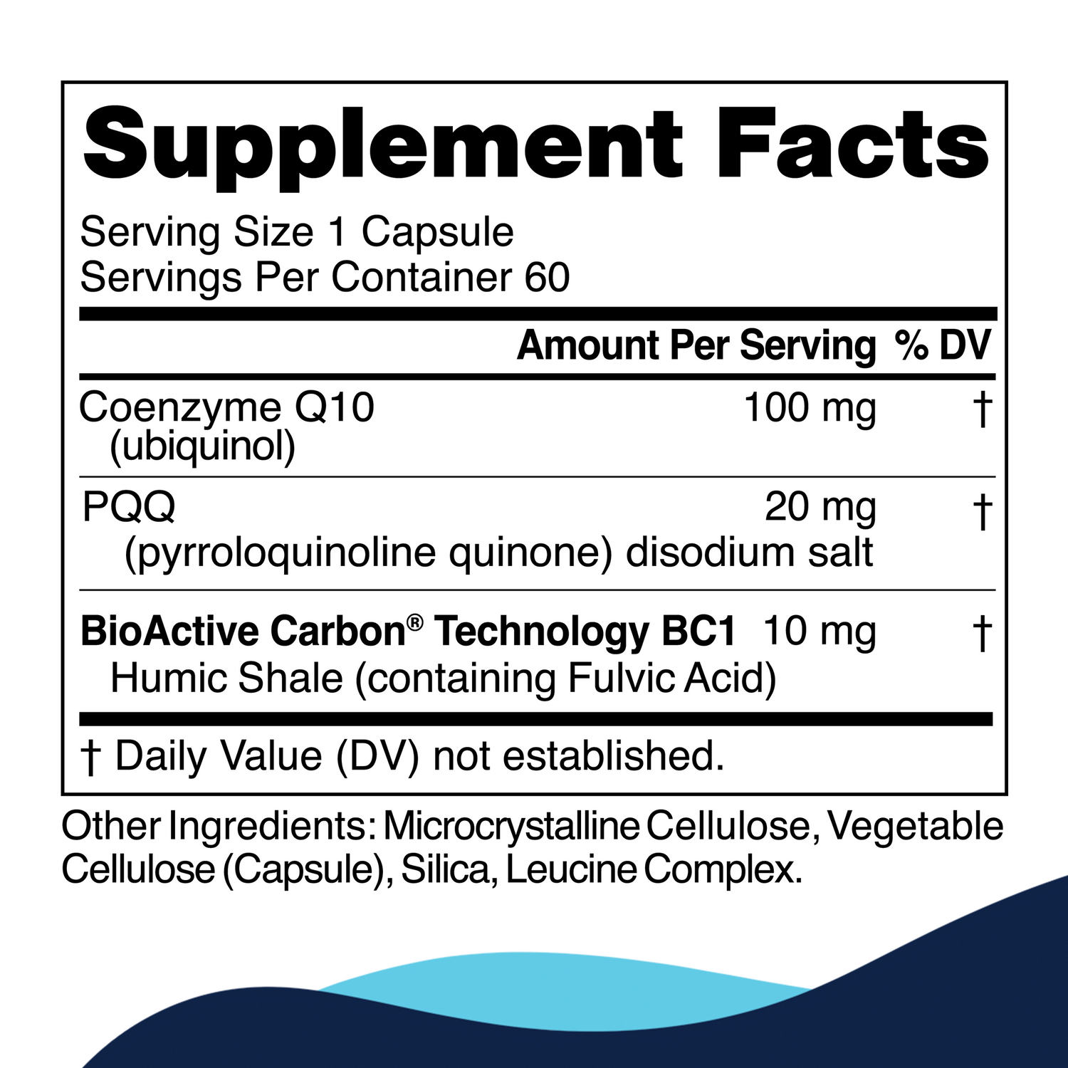 MitoActive Supplement Facts