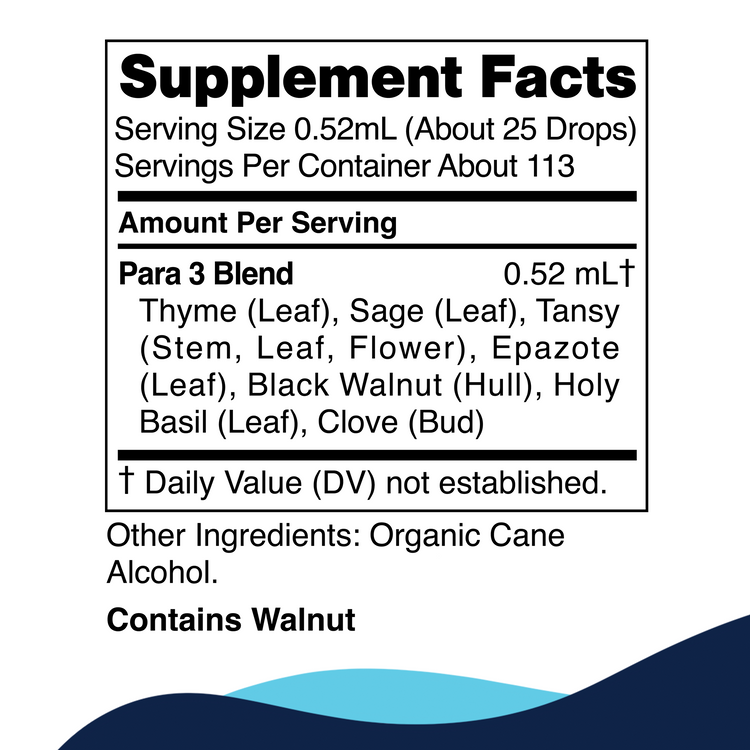 Para 3 Supplement Facts