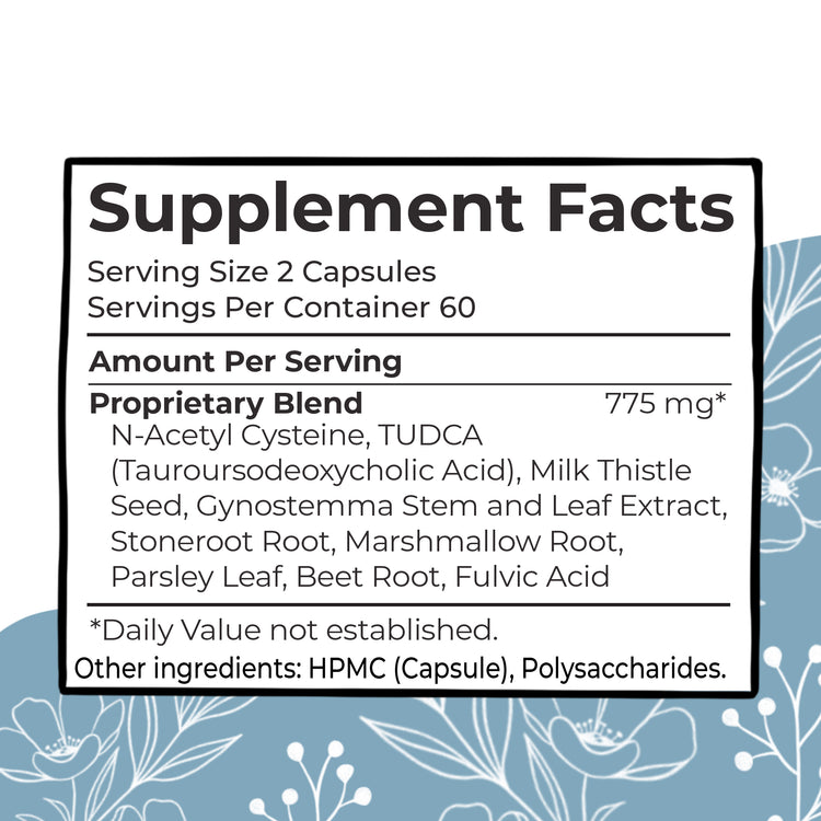 TUDCA Complete Supplement Facts
