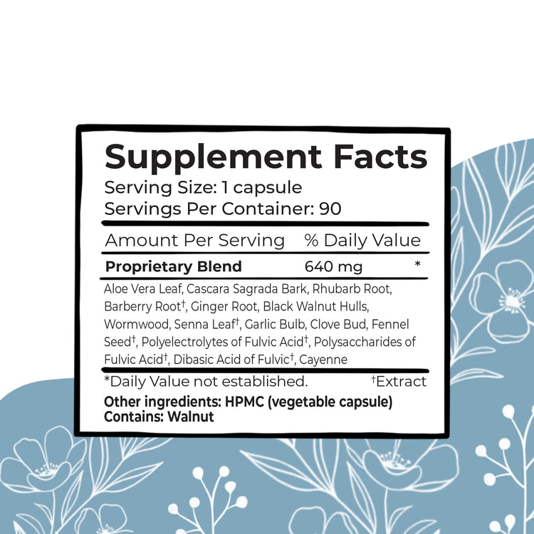 Intestinal Mover Supplement Facts